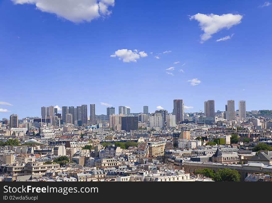 Paris Skyline. Great Panoramic.