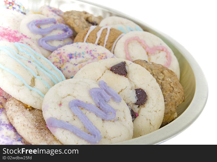 Homemade cookies close up