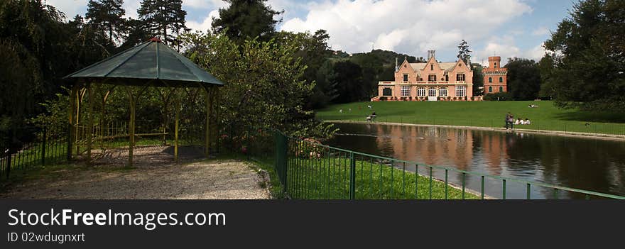 Italian Villa and pagoda