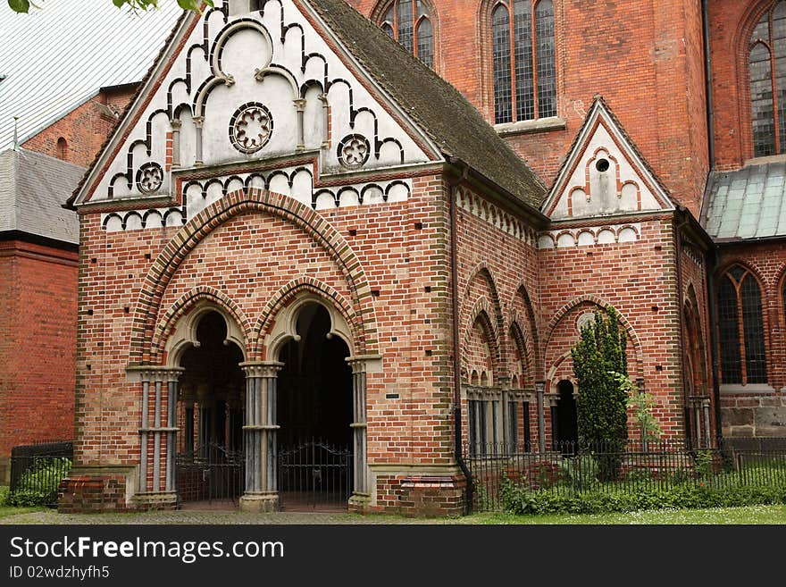 Beautiful city of Lubeck in North of Germany