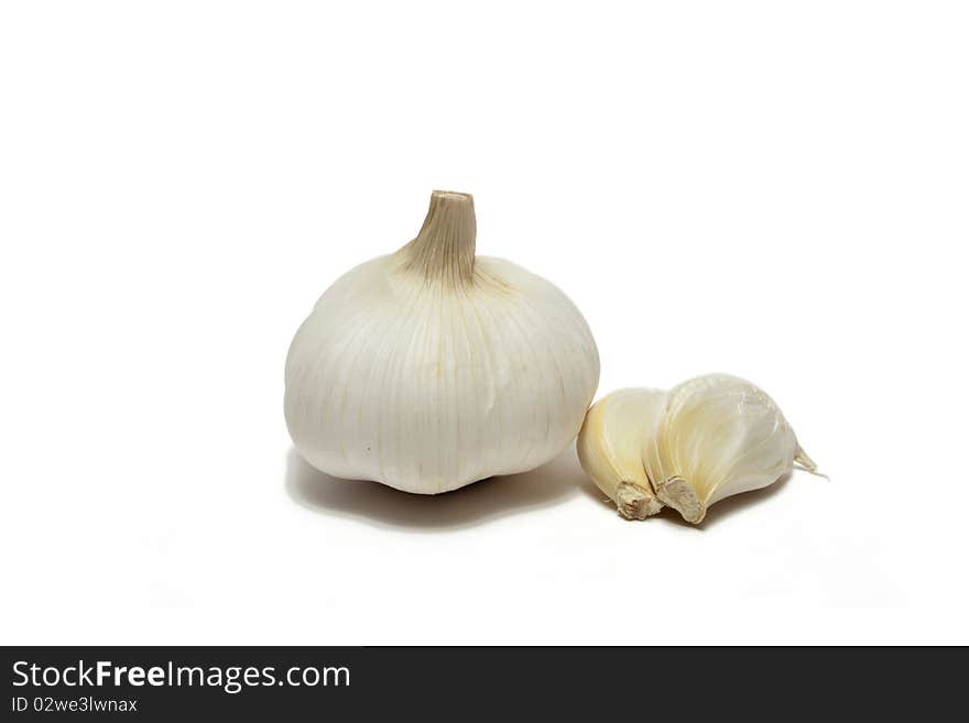 Garlic and two pods