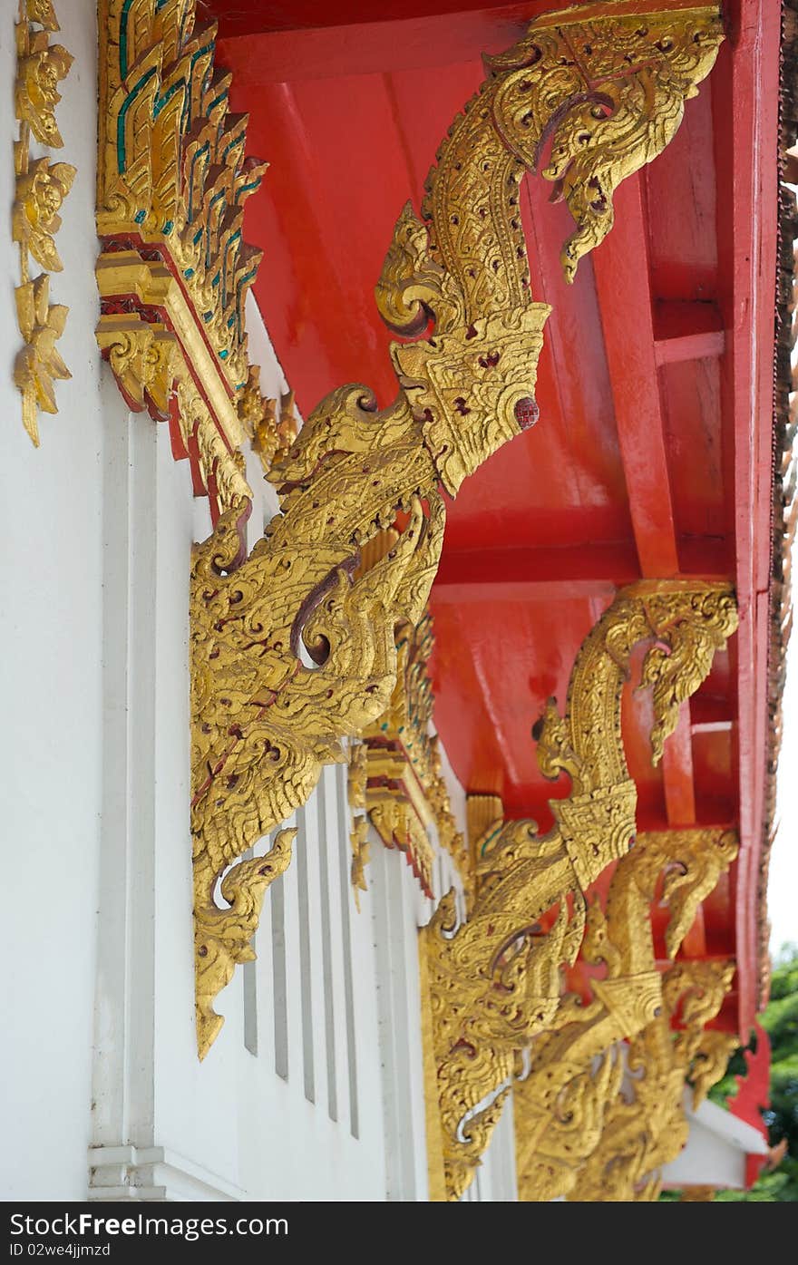 Kasattratirat temple in Ayutthaya, Thailand