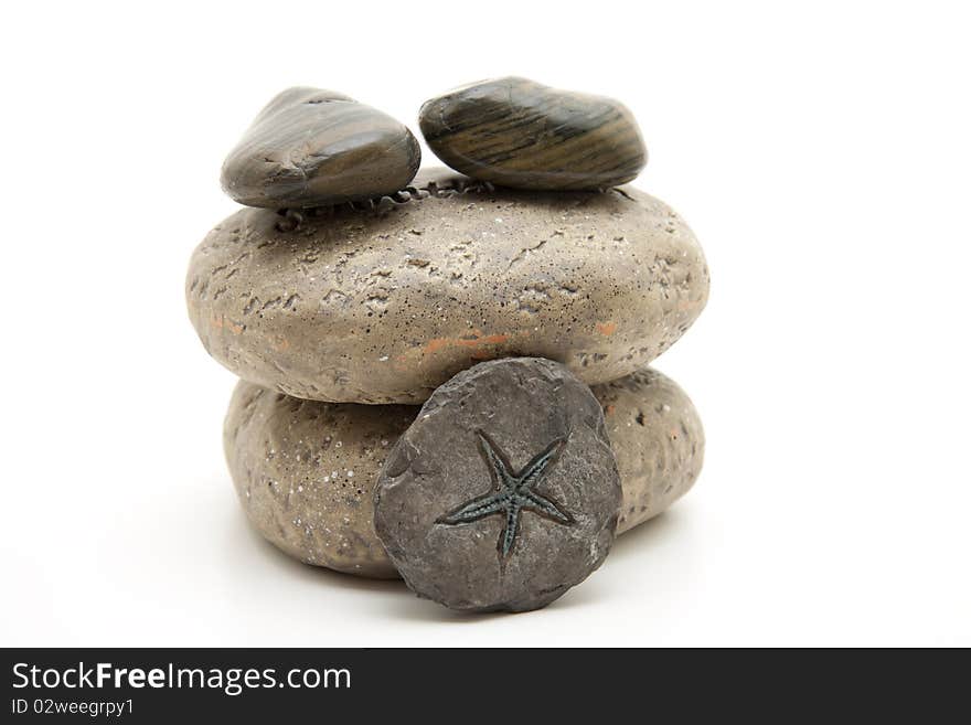 Stone with star