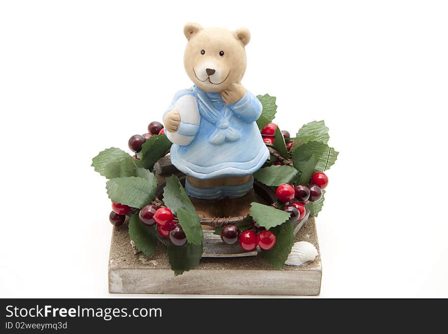 Wreath With Bear