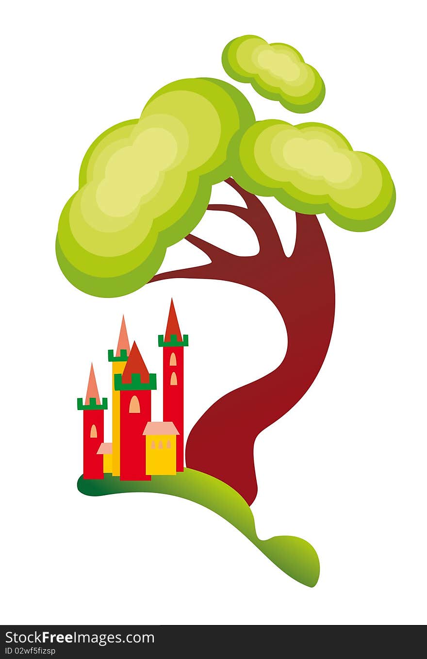 Castle and tree