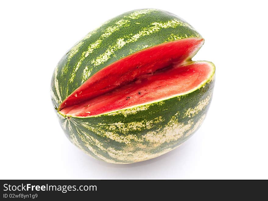 Sliced watermelon