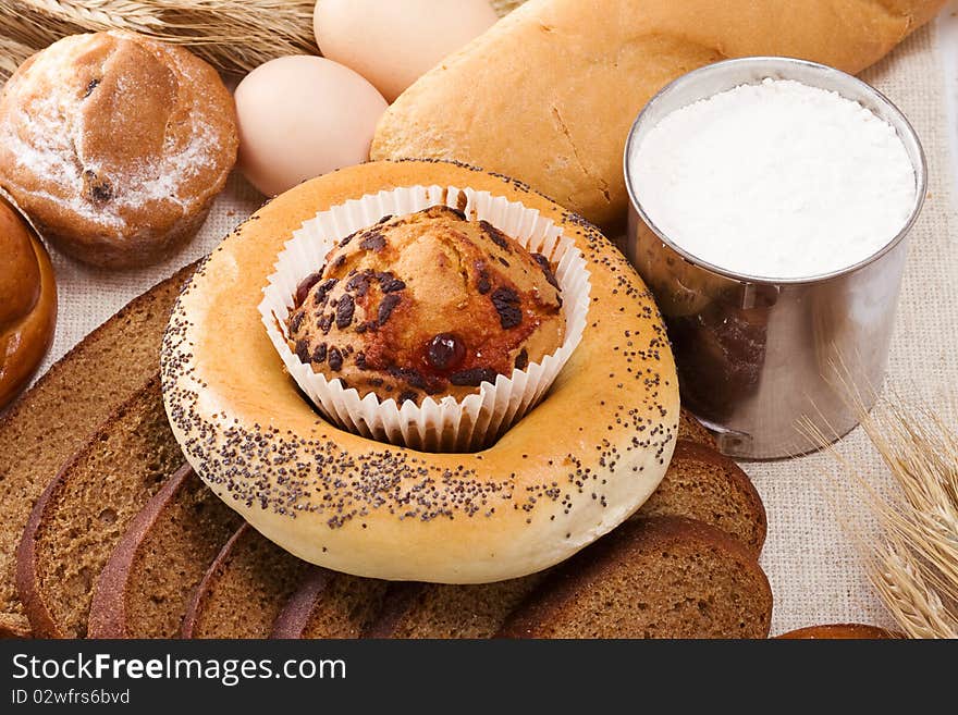 Bakery products and eggs