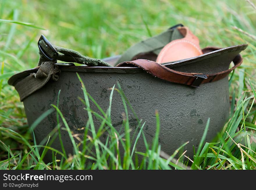 American helmet, second world war style.