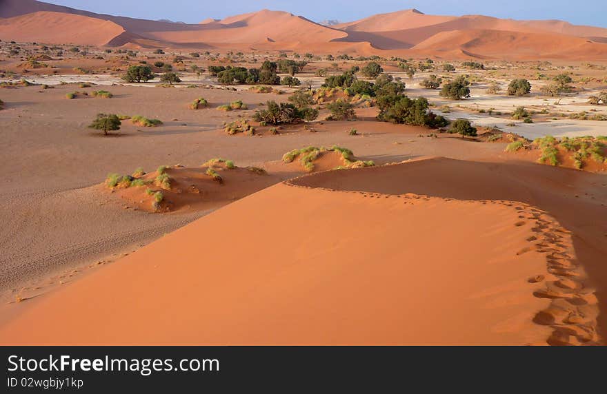 Sandy scenery in Southern Namibia. Sandy scenery in Southern Namibia