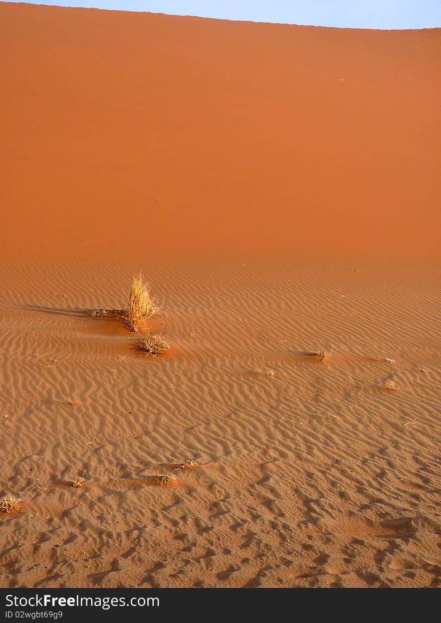 Sandy scenery in Southern Namibia. Sandy scenery in Southern Namibia