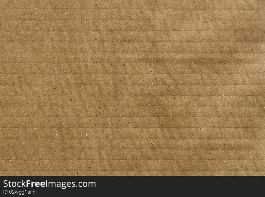 Details of Brown Cardboard Texture