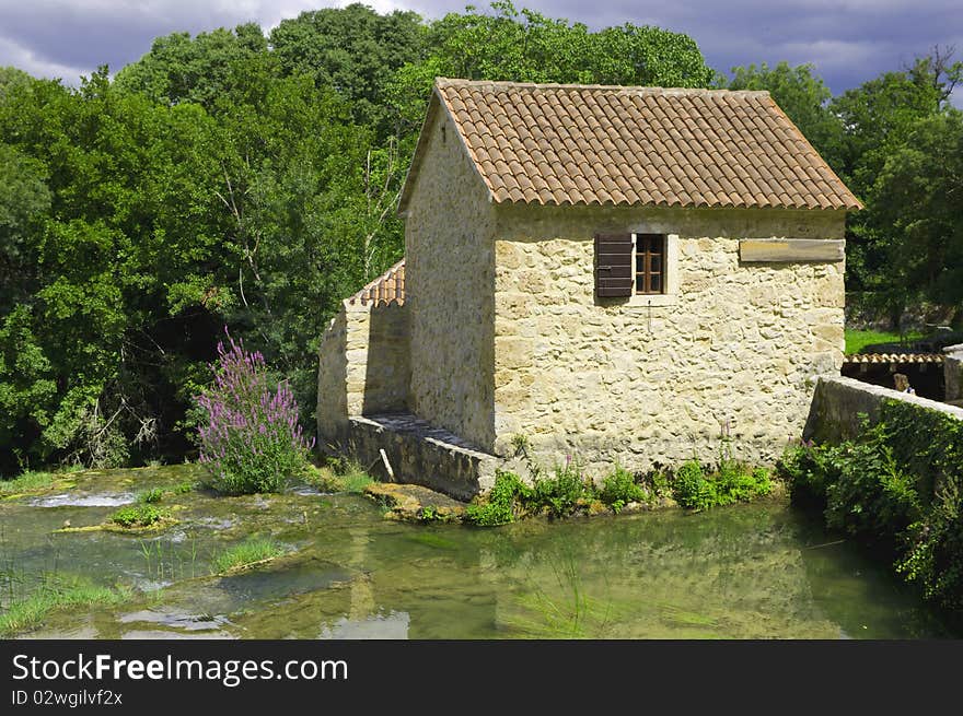 The House Is Surrounded By Water