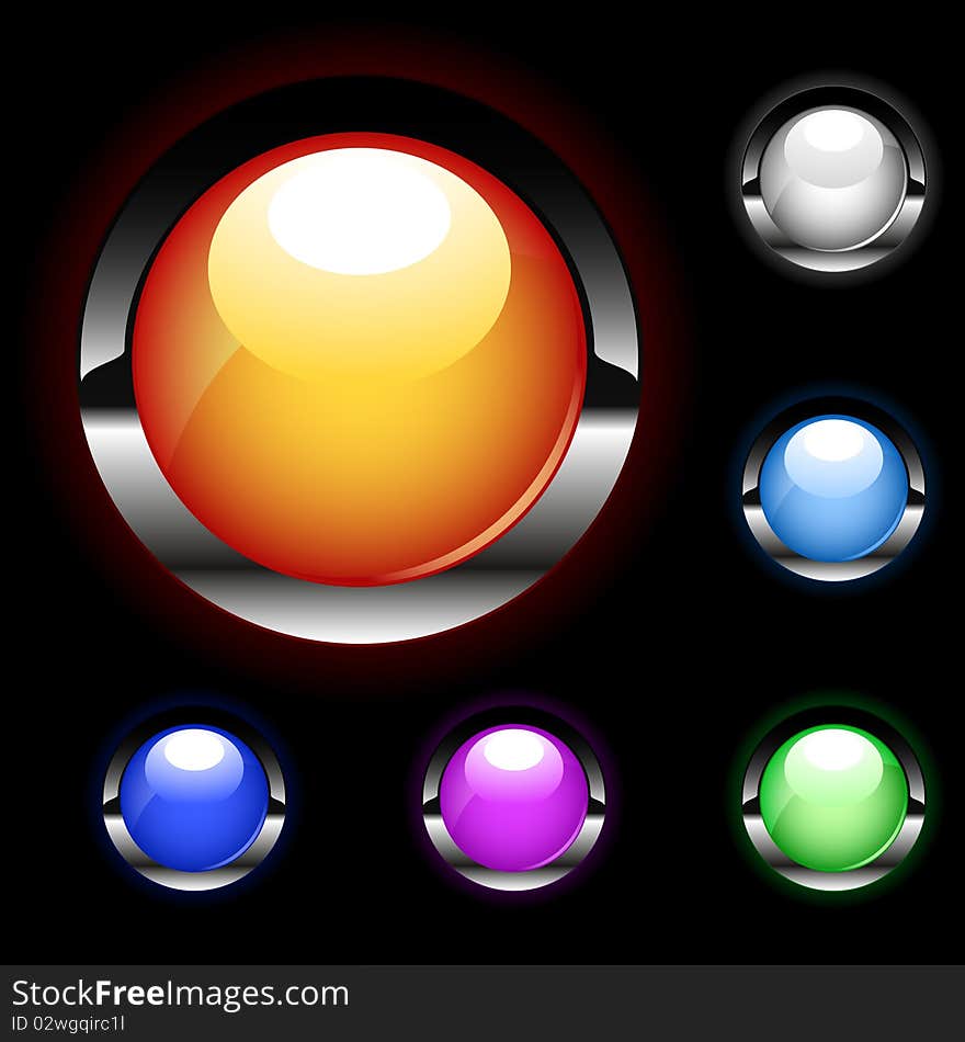 Set Of Vector Web Buttons