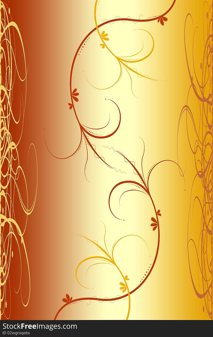 Beautiful and modern abstract floral background