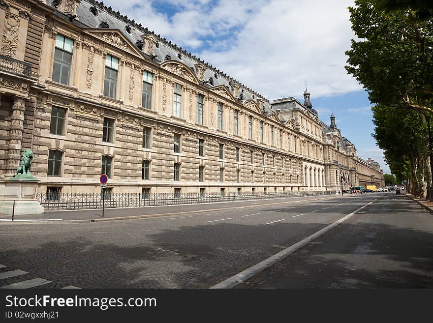 Louvre Museum Facade