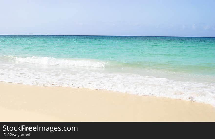 Beach and tropical sea in the nice sunny day. Beach and tropical sea in the nice sunny day.