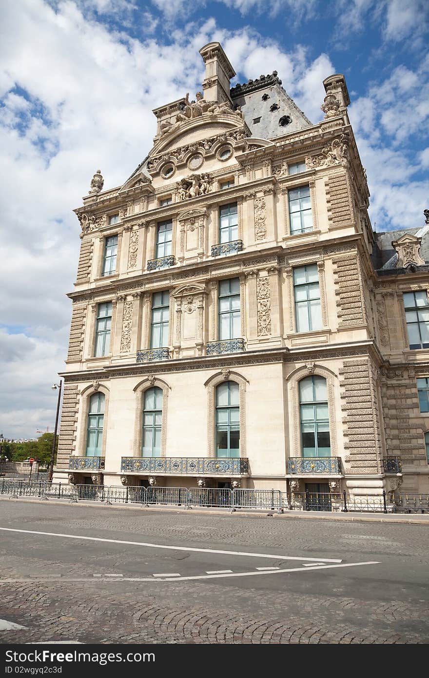 Louvre Museum Facade