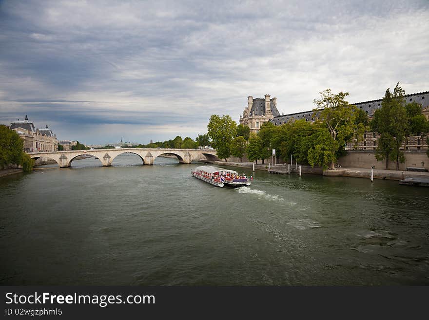 Next to Louvre museum, Paris. Next to Louvre museum, Paris