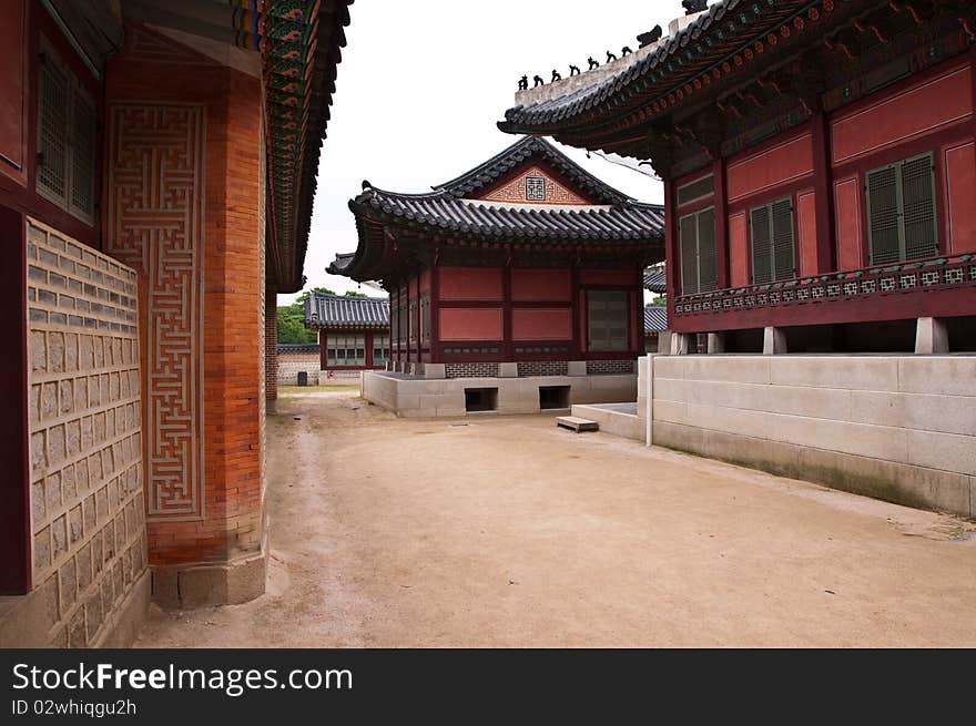 The  palece in Korea.