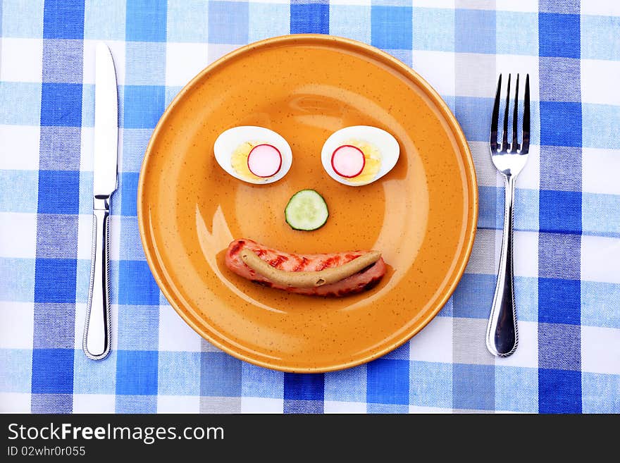 Smiley food