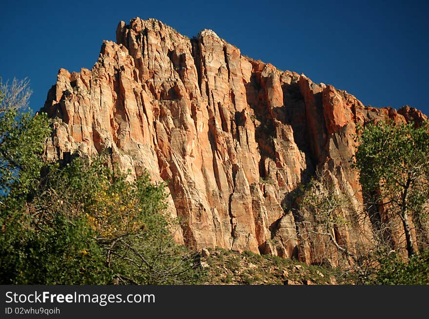 A view of the cliff from a recent trip to Mount Zion. A view of the cliff from a recent trip to Mount Zion