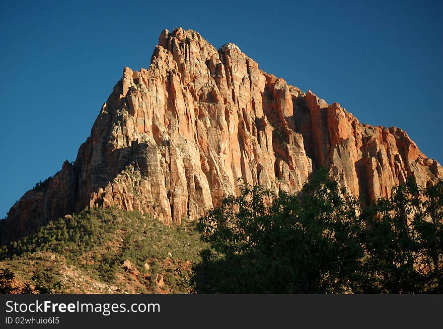 A view of the cliff from a recent trip to Mount Zion. A view of the cliff from a recent trip to Mount Zion