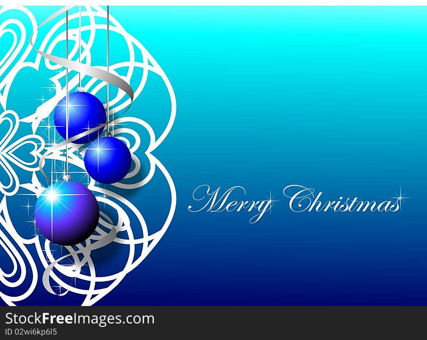 Blue Christmas background