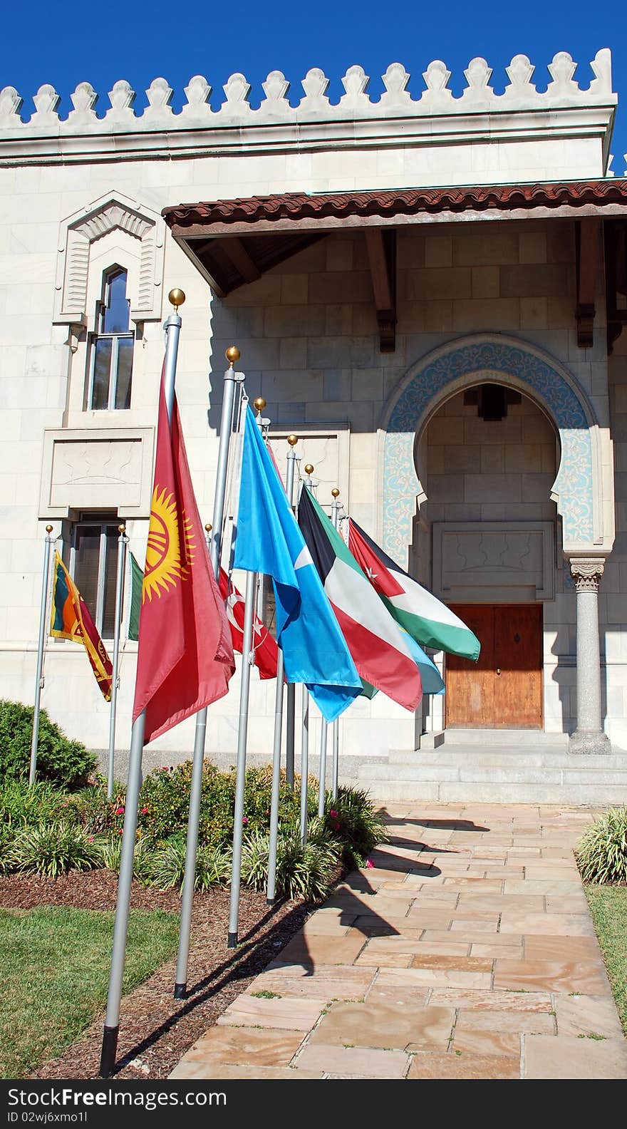 Flags At Islamic Center