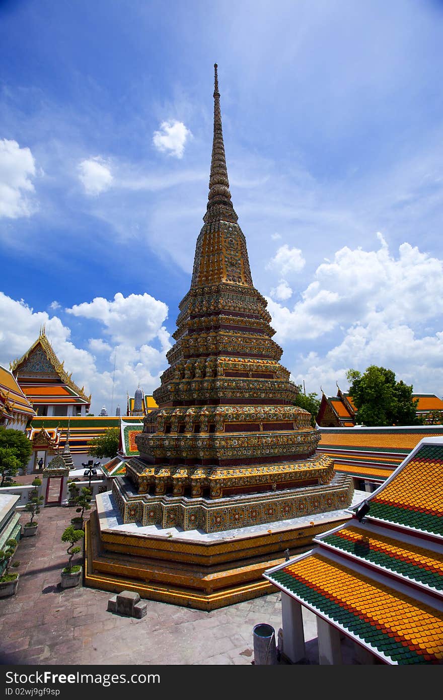 Thai Authentic Architecture in Bangkok. Thai Authentic Architecture in Bangkok