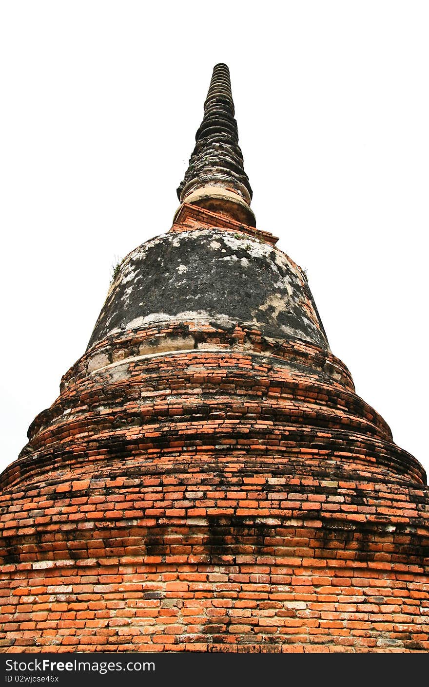 Stupa at Ayudhya Thailand