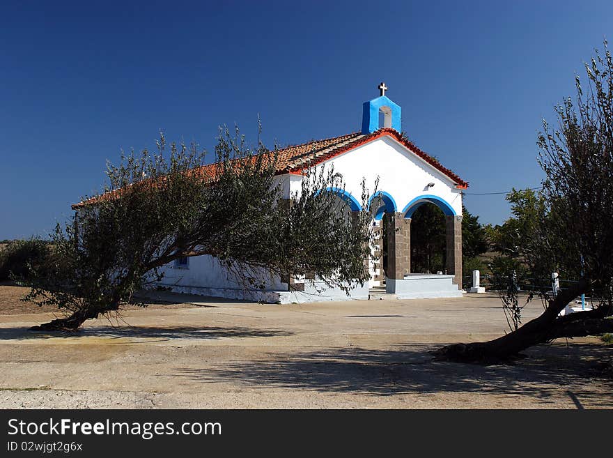 Church in Kotsinas on Lemnos island