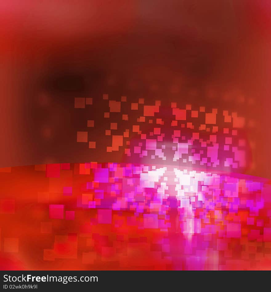 Red Abstract Background