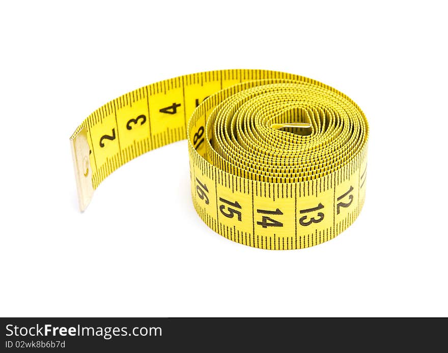 Yellow measuring tape