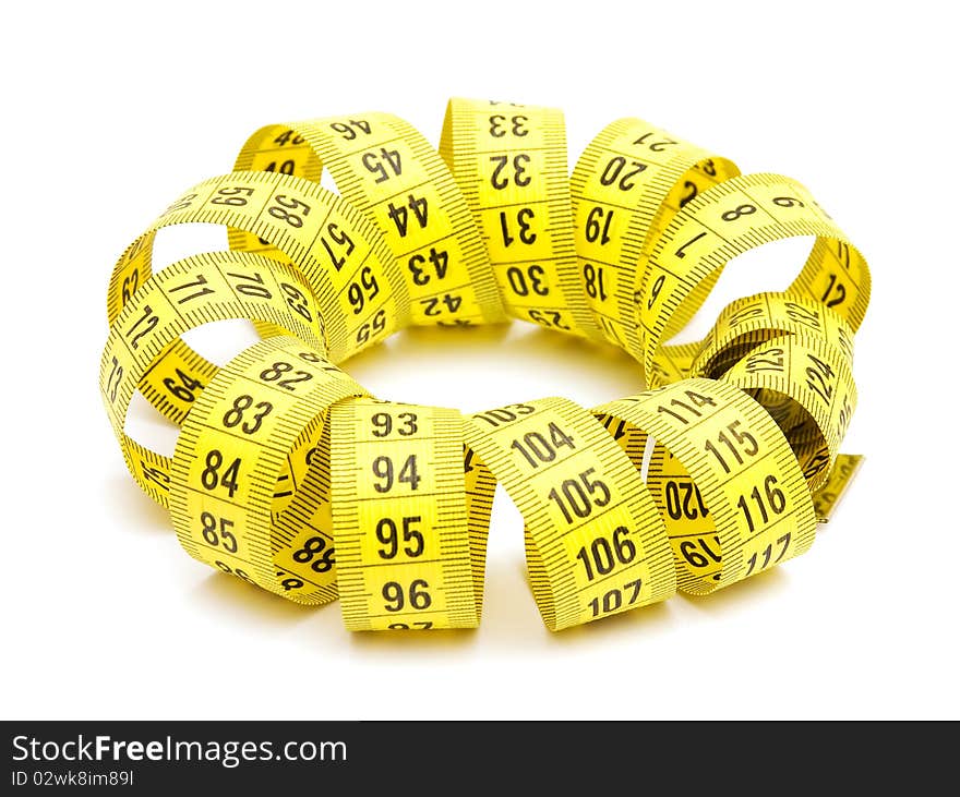 Yellow measuring tape