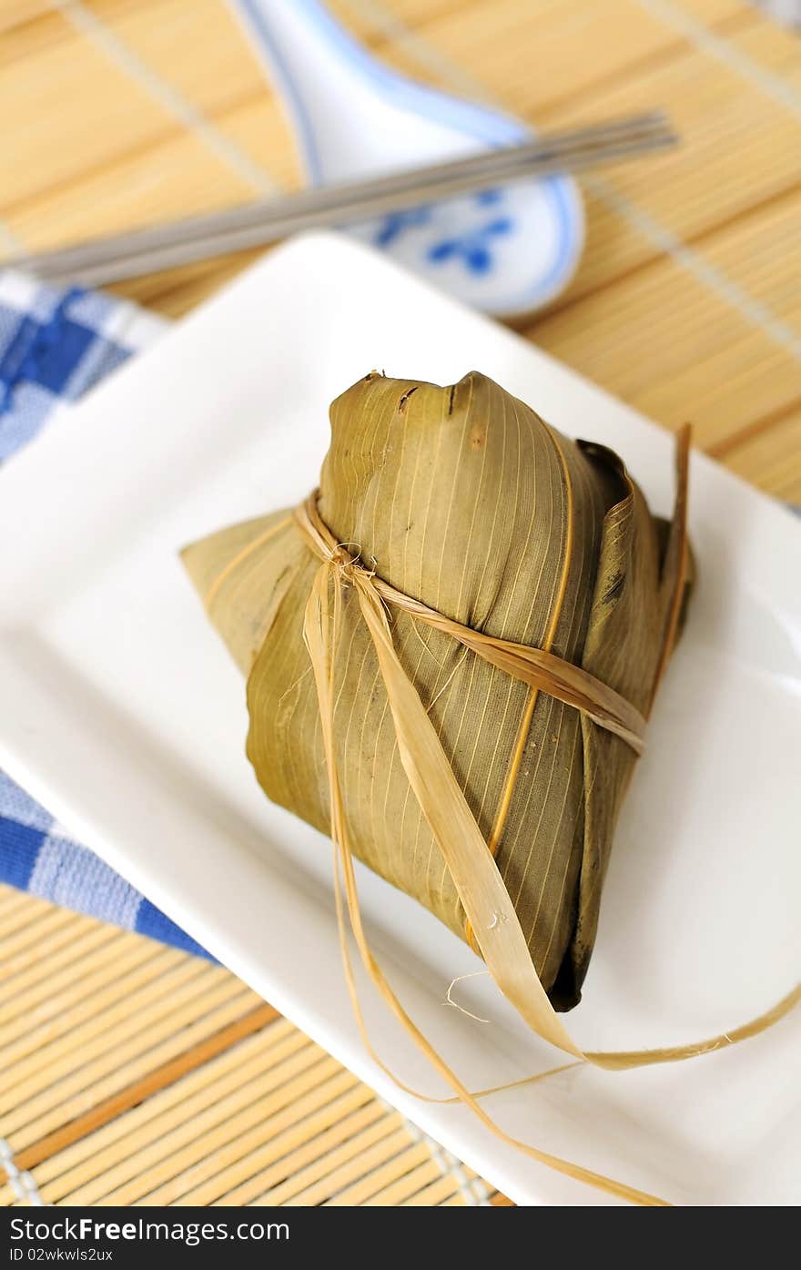 Delicious Chinese traditional meat dumpling on plate for a snack or meal. Delicious Chinese traditional meat dumpling on plate for a snack or meal.