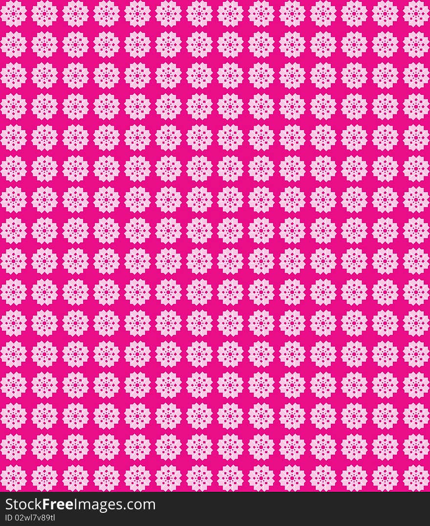 Floral pink purple pattern for using as background.