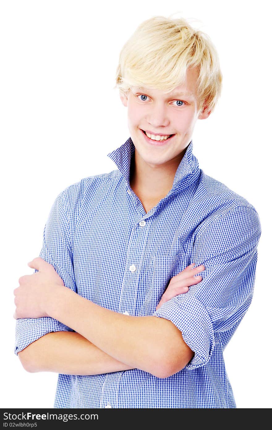 Young and attractive blond guy. Young and attractive blond guy