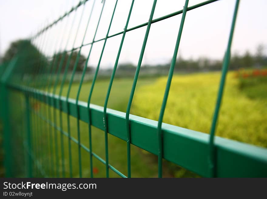 Green Park railings in Beijing. Green Park railings in Beijing