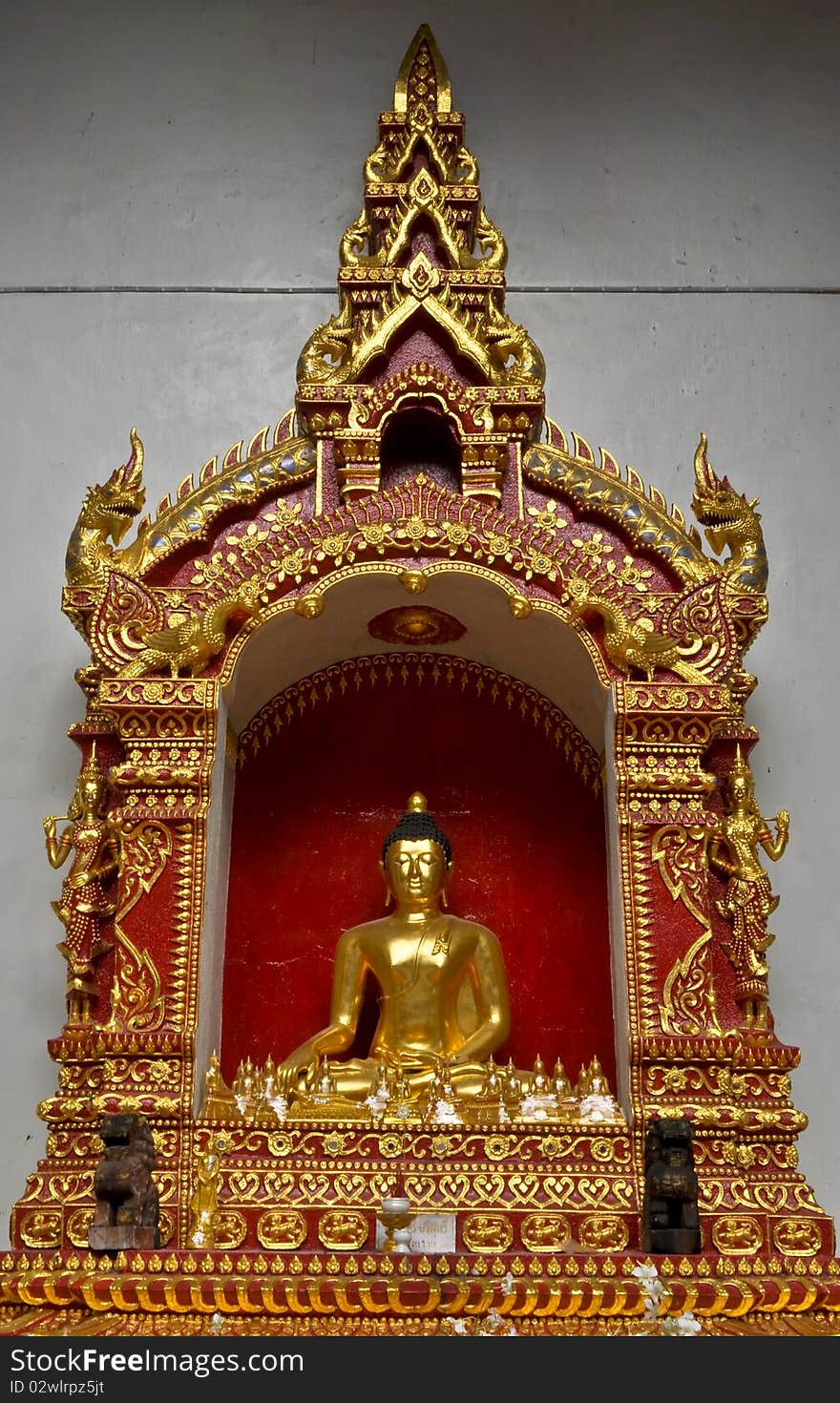 Image of Buddha in Wat Pa Sing