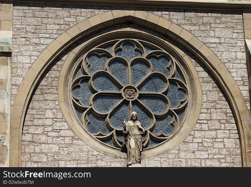 Catholic cathedral detail