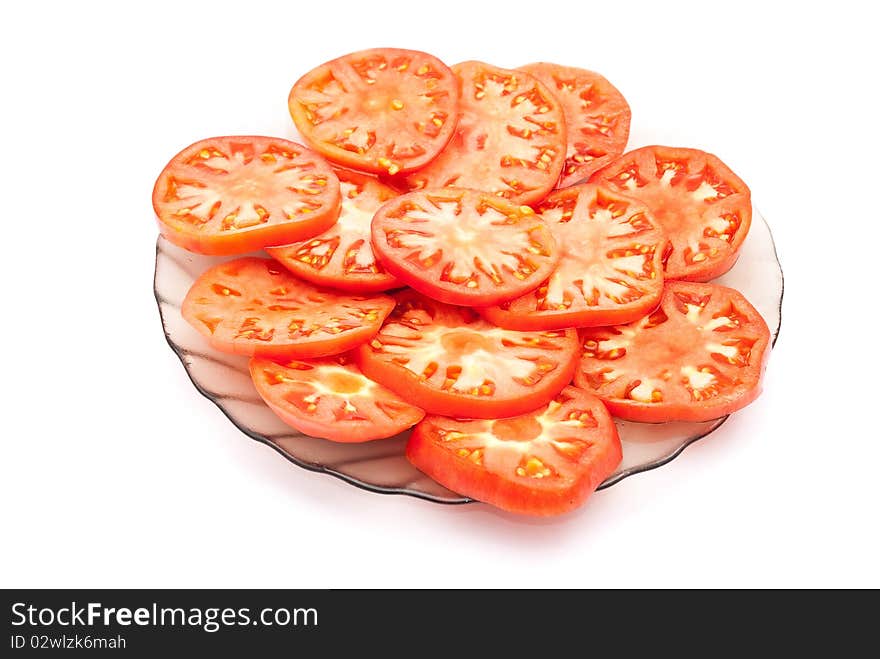 Sliced tomatoes