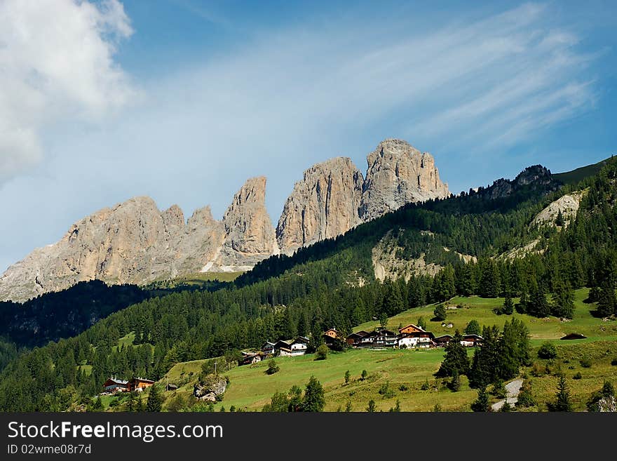 South Tirol Landscape.