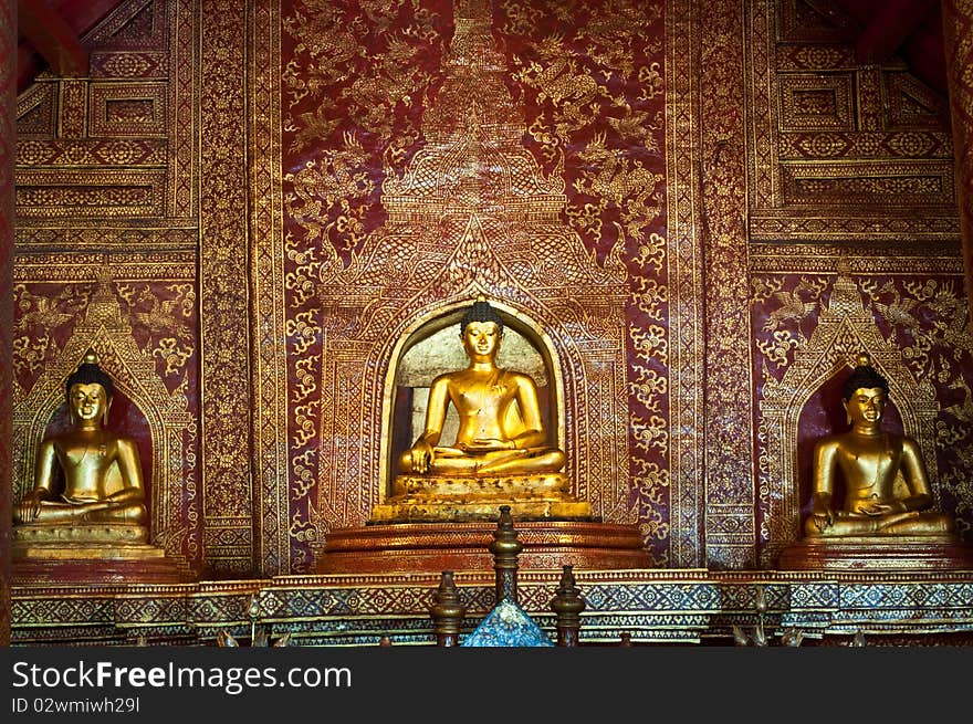 Sihing Buddha in Wat Pa Sing