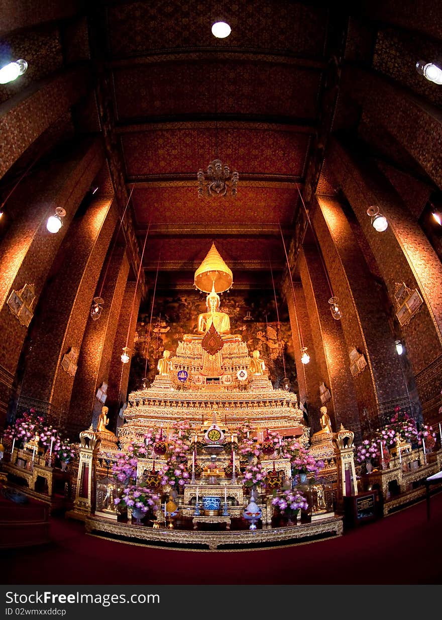 Temple at Bangkok in Thailand. Temple at Bangkok in Thailand