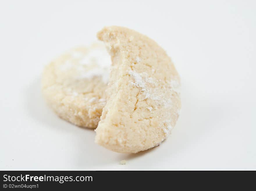 Cookies isolated on white background