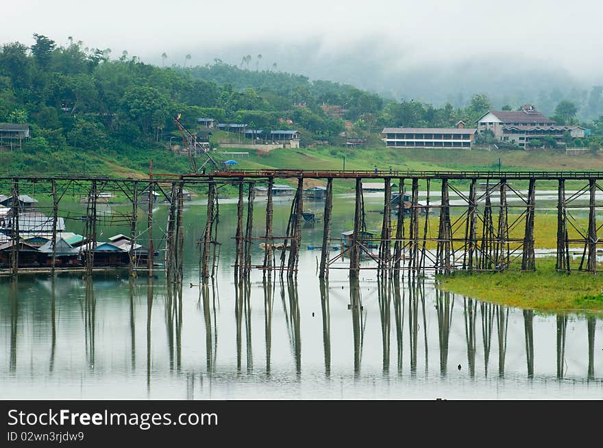 Wooden bridge