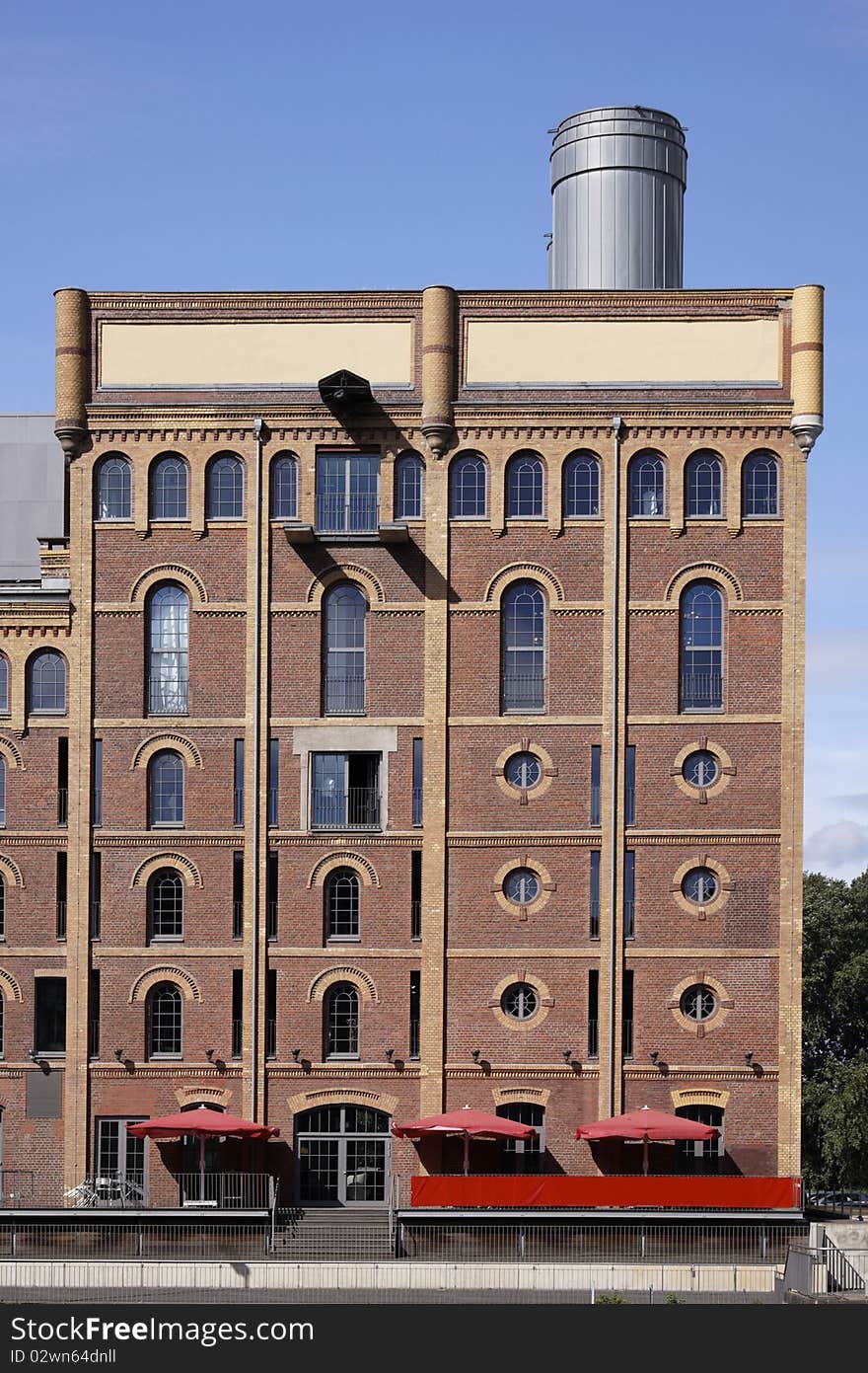 Building in the Media Harbour in Düsseldorf, Germany