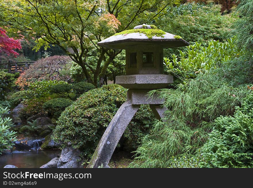 Autumn colors in a Japanese Garden. Autumn colors in a Japanese Garden