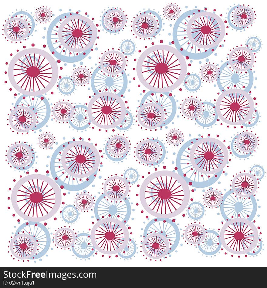 Abstract style decorative pattern illustration. Abstract style decorative pattern illustration