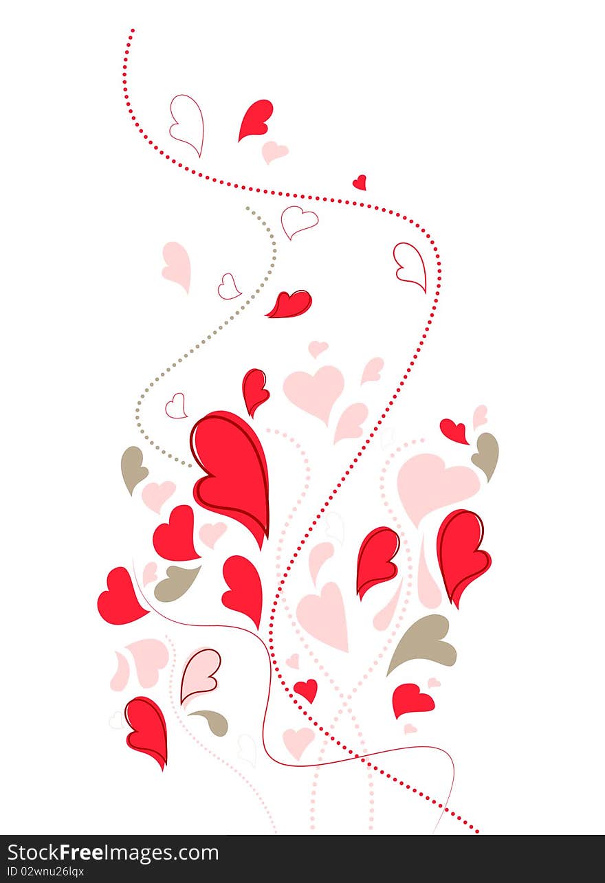 Love decoration vector